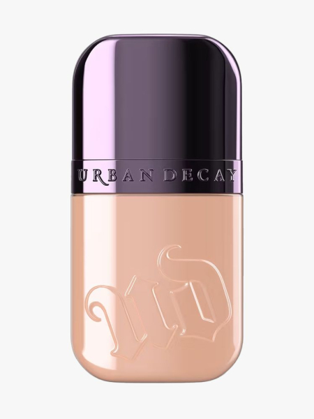 Urban Decay Face Bond Self-Setting Waterproof Foundation in branded component on a light gray backgorund