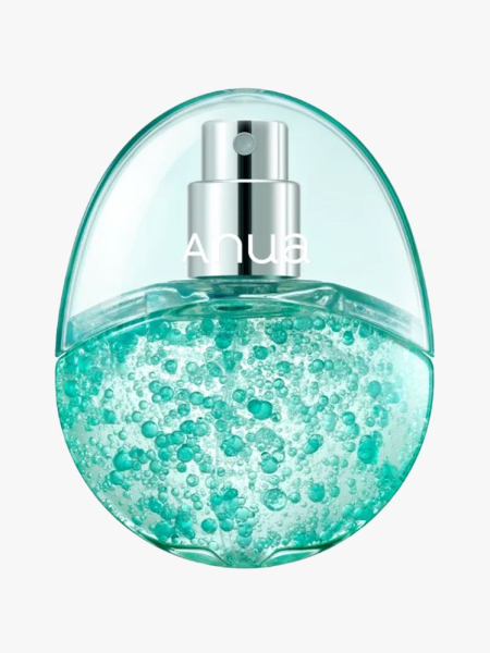 Anua PDRN Hyaluronic Acid Hydrating Capsule Mist in branded component on a light gray background