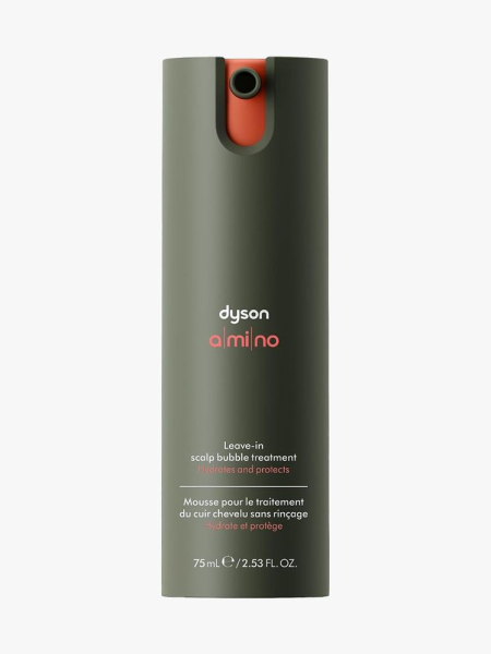 Dyson Amino Leave-In Scalp Bubble Treatment in branded component on a light gray background